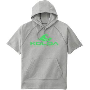 Koloa Mens Classic Wave Logo Moisture Wicking Short Sleeve Hooded Pullover in Kuwait