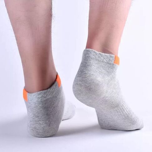 Spring and summer style pack of 10 men's sweat fabric breathable short tube shallow mouth low top men's ship socks. limited deal! in Saudi Arabia