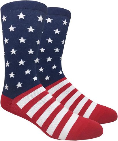 Checkered World Men Cave Trouser Novelty Fun Crew Print Socks for Dress or Casual in Kuwait