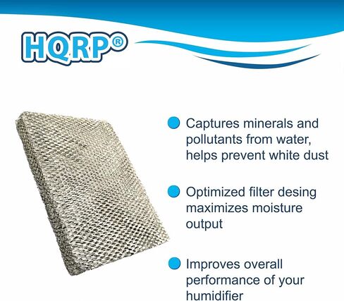 HQRP Wick Filter Compatible with Hunter 34301 34302, 34351, 34352, 34331, 34332, 33331, 33301, 37300, 37350, 33300, 33350, 34999 Care-Free Evaporative Humidifiers in Saudi Arabia