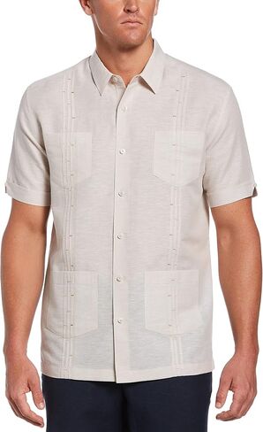 قميص Cubavera الرجالي ذو الأكمام القصيرة القياسية L/C 4 Pckt Fashion Guayabera in Saudi Arabia