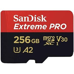 SanDisk Extreme 256GB microSDXC UHS-I Card with Adapter - SDSQXAO-256G-GN6MA in Kuwait