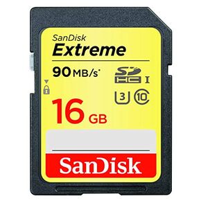 SanDisk 16GB Extreme SDHC UHS-I Memory Card in Saudi Arabia
