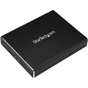 StarTech M.2 NGFF SATA SSD Enclosure, USB 3.0 5Gbps, UASP, Aluminum, Black in Kuwait