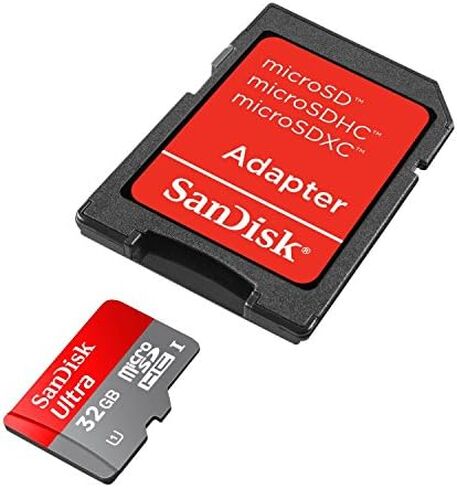 SanDisk Ultra 16GB MicroSDHC Class 10 UHS Memory Card Speed Up To 30MB/s With Adapter - SDSDQUA-016G-U46A [Old Version] in Kuwait