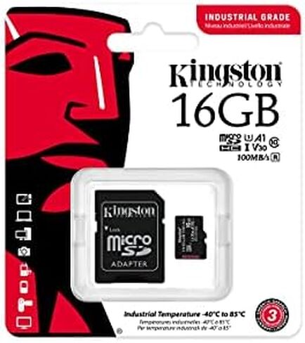 Kingston Industrial 8GB microSDHC C10 A1 pSLC Card SDCIT2/8GBSP in Saudi Arabia