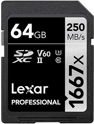 Lexar Professional SDXC UHS-II Cards in Saudi Arabia