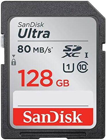 بطاقة ذاكرة سانديسك الترا 16 جيجابايت فئة 10 SDHC UHS-I بسرعة تصل إلى 80 ميجابايت/ثانية (SDSDUNC-016G-GN6IN) in Kuwait