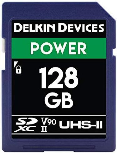 Delkin Devices POWER 32GB SD Memory Card - UHS-II (U3/V90) 300MB/s Read 250MB/s Write | SDXC Memory Card for 8K, 4K, HDR, 360º Video | High Performance SD Card 32GB for Cameras in Saudi Arabia