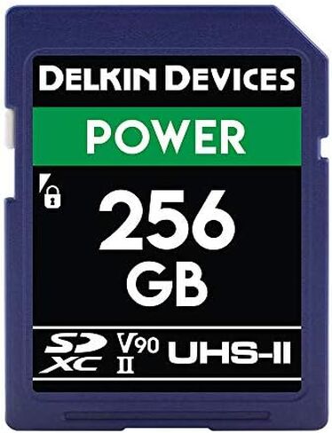 Delkin Devices POWER 32GB SD Memory Card - UHS-II (U3/V90) 300MB/s Read 250MB/s Write | SDXC Memory Card for 8K, 4K, HDR, 360º Video | High Performance SD Card 32GB for Cameras in Saudi Arabia