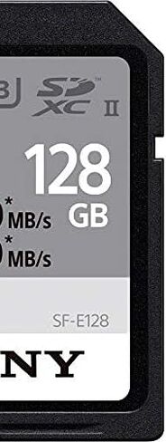 Sony E series SDXC UHS-II Card 64GB, V30, CL10, U3, Max R270MB/S, W70MB/S (SF-E64/T1) in Saudi Arabia