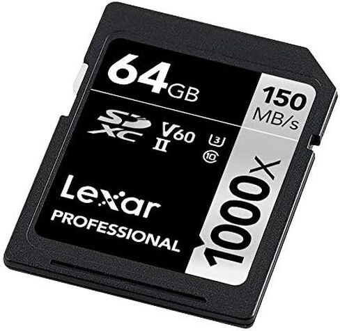Lexar Professional 1000x 16GB SDHC UHS-II/U3 Card (Up to 150MB/s read) w/Image Rescue 5 Software LSD16GCRBNA1000 in Saudi Arabia