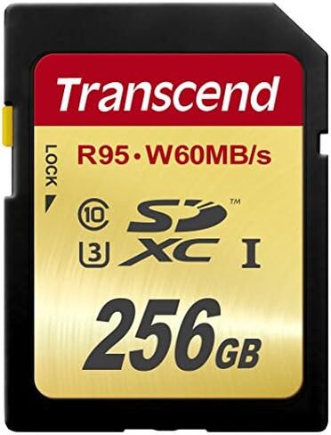 Transcend 64 GB High Speed 10 UHS-3 Flash Memory Card 95/60 MB/s (TS64GSDU3),Gold in Kuwait
