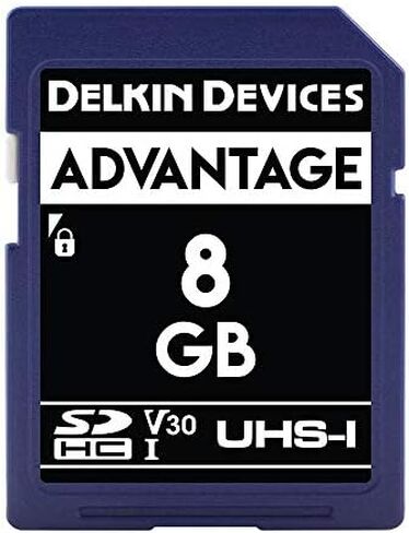 Delkin Devices 16GB ADVANTAGE SDHC Memory Card UHS-I (U3/V30) - High Speed SD Card 16GB for Cameras | Memory cards for cameras with 4K UHD, Full HD, Shock/Water/X-Ray Proof in Saudi Arabia