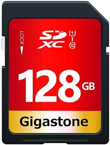 GIGASTONE 8GB SD Card UHS-I U1 Class 10 SDHC Memory Card, Speed Up to 80MB/s, Full HD Video Kodak Olympus Digital Camera, with 1 mini case in Kuwait