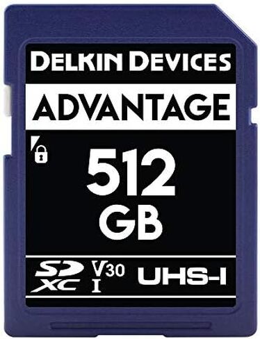 Delkin Devices 16GB ADVANTAGE SDHC Memory Card UHS-I (U3/V30) - High Speed SD Card 16GB for Cameras | Memory cards for cameras with 4K UHD, Full HD, Shock/Water/X-Ray Proof in Saudi Arabia