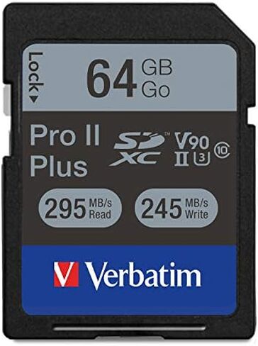 بطاقة ذاكرة 28 جيجا بايت Pro II Plus 1900X SDXC UHS-II V90 U3 Class 10 in Saudi Arabia