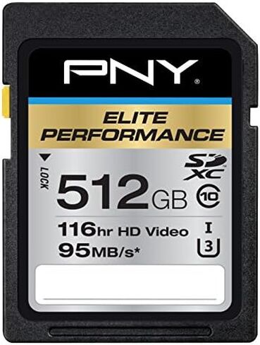 PNY 64GB Elite Performance Class 10 U3 SDXC Flash Memory Card in Saudi Arabia