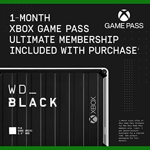 WD_Black P10 Game Drive - Portable External Hard Drive HDD, Compatible with Playstation, Xbox, PC, & Mac in Saudi Arabia