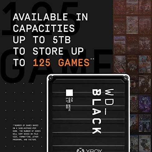 WD_Black P10 Game Drive - Portable External Hard Drive HDD, Compatible with Playstation, Xbox, PC, & Mac in Saudi Arabia