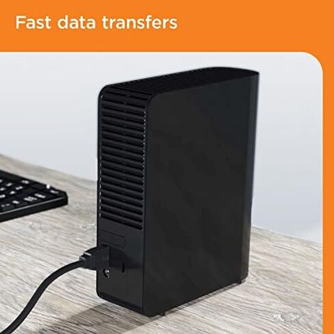 WD 6TB Elements Desktop Hard Drive HDD & 5TB Elements Portable External Hard Drive HDD, USB 3.0, Compatible with PC, Mac, PS4 & Xbox - WDBU6Y0050BBK-WESN in Kuwait