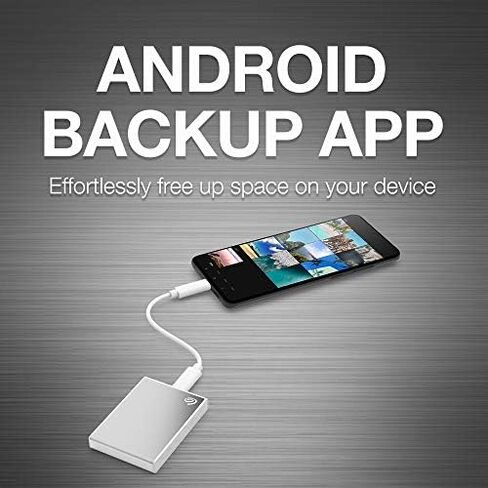 Seagate One Touch SSD 1TB External SSD Portable – Silver, speeds up to 1030MB/s, 6mo Mylio Photo+ subscription, 6mo Dropbox Backup Plan​ and Rescue Services (STKG1000401) in Saudi Arabia