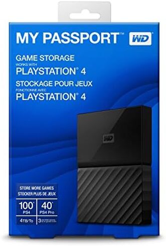 WD 2TB My Passport Game Storage Works with PS4 - USB 3.0 - WDBZGE0020BBK-NESN in Saudi Arabia