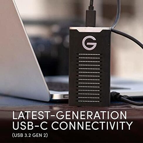 SanDisk Professional 1TB G-DRIVE SSD - Ultra-Rugged, IP67 Dust/Water Resistant, Portable External NVMe Solid State Drive, Up to 1,050 MB/s, USB 3.2 Gen 2 - SDPS11A-001T-GBANB in Saudi Arabia