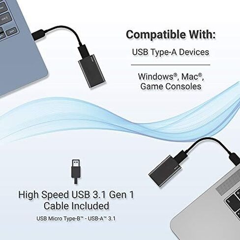 PNY Elite 480GB USB 3.1 Gen 1 Portable Solid State Drive (SSD) - (PSD1CS1050-480-FFS) in Saudi Arabia