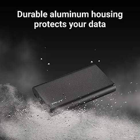 PNY Elite 480GB USB 3.1 Gen 1 Portable Solid State Drive (SSD) - (PSD1CS1050-480-FFS) in Saudi Arabia