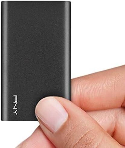 PNY Elite 480GB USB 3.1 Gen 1 Portable Solid State Drive (SSD) - (PSD1CS1050-480-FFS) in Saudi Arabia