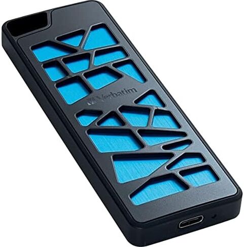 Verbatim 2TB VGX1000 Portable Gaming SSD Up to 1000 MB/s PCIe NVMe USB-C USB 3.2 Gen 2 External Solid State Drive in Saudi Arabia