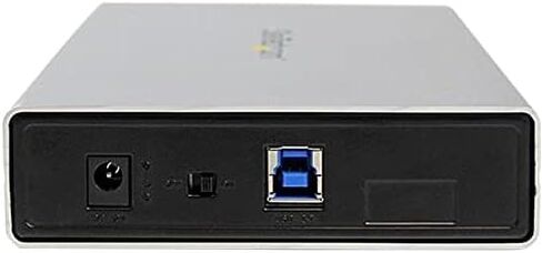 StarTech.com 3.5 بوصة أسود ألومنيوم USB 3.0 خارجي SATA III SSD/HDD مع UASP لSATA 6Gbps - 3.5 بوصة SATA Hard Drive Enclosure (S3510BMU33) in Kuwait