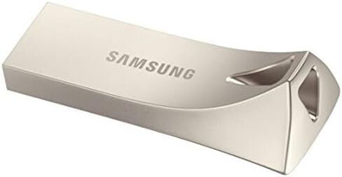SAMSUNG BAR Plus 64GB - 300MB/s USB 3.1 Flash Drive Champagne Silver (MUF-64BE3/AM) in Kuwait