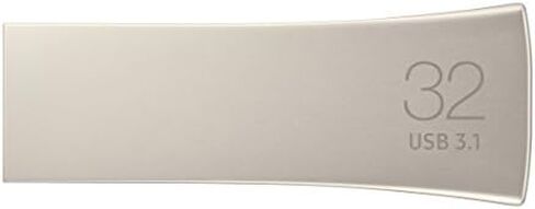 SAMSUNG BAR Plus 64GB - 300MB/s USB 3.1 Flash Drive Champagne Silver (MUF-64BE3/AM) in Kuwait