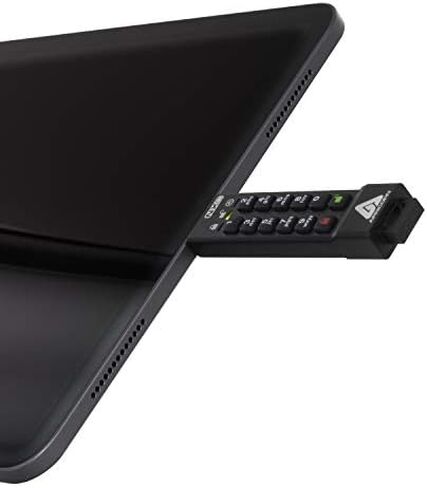 محرك أقراص Aegis الآمنة 4GB من Apricorn 3 NXC 256-Bit مشفر بالأجهزة USB 3.2 من النوع C ، FIPS 140-2 مستوى 3 مصادق عليه (ASK3-NXC-4GB) in Kuwait