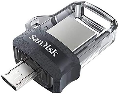 SanDisk 32GB Ultra Dual Drive M3.0 for Android Devices and Computers - MicroUSB, USB 3.0 - SDDD3-032G-G46 in Saudi Arabia