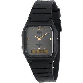 Casio Men's AW48HE-8AV Black Ana-Digi Dual-Time Watch in Saudi Arabia
