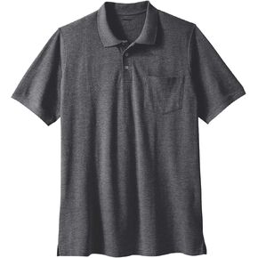 Liberty Blues Men's Big & Tall ™ Longer-Length Piqué Polo, Solids & Stripes in Kuwait