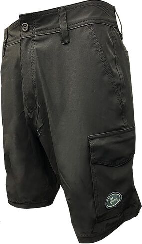Go Barefoot Men's AM/PM 8 Way Stretch Cargo Shorts in Kuwait
