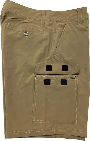 Go Barefoot Men's AM/PM 8 Way Stretch Cargo Shorts in Saudi Arabia