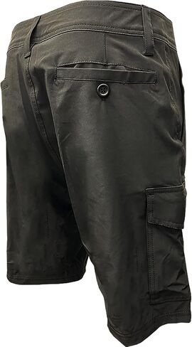 Go Barefoot Men's AM/PM 8 Way Stretch Cargo Shorts in Kuwait
