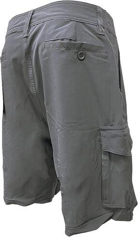 Go Barefoot Men's AM/PM 8 Way Stretch Cargo Shorts in Saudi Arabia