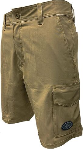 Go Barefoot Men's AM/PM 8 Way Stretch Cargo Shorts in Kuwait