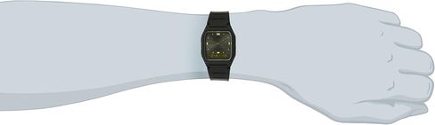 Casio Men's AW48HE-8AV Black Ana-Digi Dual-Time Watch in Saudi Arabia