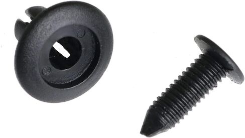 Maxmoral 30pcs Plastic Dishwasher Kick Plate Trim Retainer Fastener Plastic Rivets Clips Compatible with Kenmore, Kitchenaid, WPW10503548 Replace (Black) in Saudi Arabia