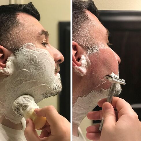 Men's Soap Company Lavender Shaving Soap Made with all Natural Ingredients Creates Rich Lather for a Smooth Shave, Includes Shea Butter and Coconut Oil to Protect and Moisturize your Skin, 4 oz. in Saudi Arabia