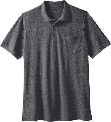 Liberty Blues Men's Big & Tall ™ Longer-Length Piqué Polo, Solids & Stripes in Saudi Arabia