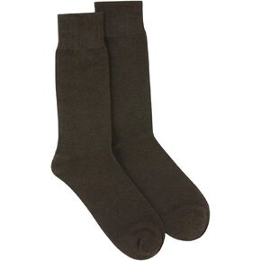 Pair of Biagio Solid BROWN Color Men's COTTON Dress SOCKS in Saudi Arabia