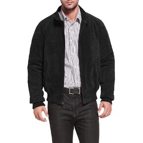 Landing Leathers Men WWII Suede Leather Bomber Jacket (Regular and Big & Tall) in Kuwait